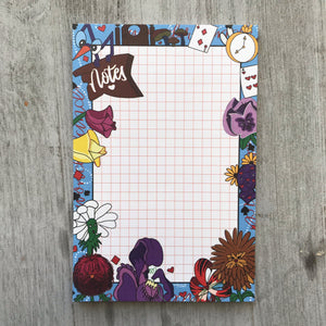 Mad Black Tea Party Notepads