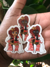 Load image into Gallery viewer, Queen of Hearts Clear Vinyl Sticker