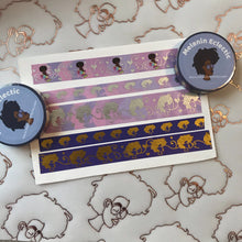 Load image into Gallery viewer, 10 mm Light Purple/Silver Holo Washi