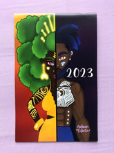 Load image into Gallery viewer, A5 Vertical Calendar - Melanin Zodiacs