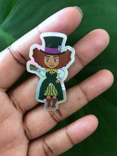 Load image into Gallery viewer, Mad Hatta Holographic Vinyl Sticker
