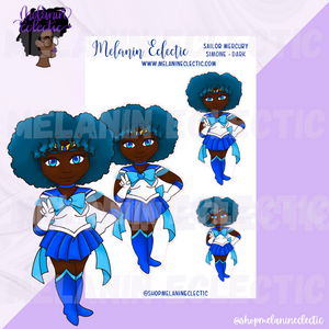 Sailor Melanin Mercury Simone